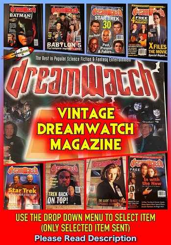 Dreamwatch magazine vintage - dreamwatch,