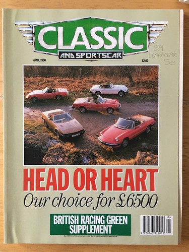 Classic and sportscar magazine - and,