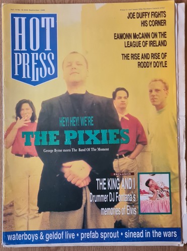 Hot press magazine pixies - press,