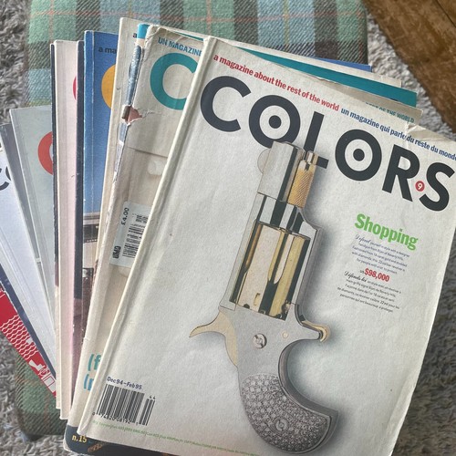 Colors magazine mixed lot - magazine,