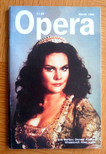 Opera magazine march 1990 - magazine,
