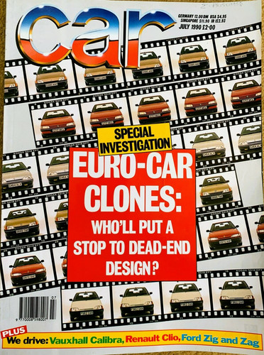 Car magazine jul 1990 rover - car, jul-1990