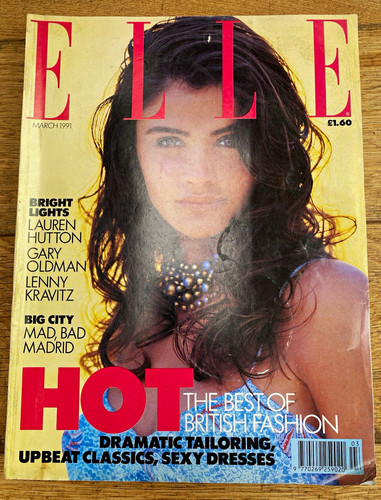 Elle magazine march - magazine, 1991