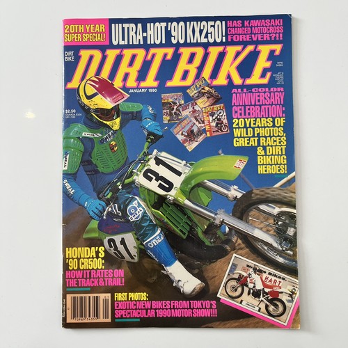 Dirt bike magazine - bike, january