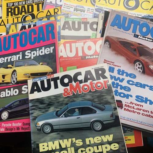 Vintage autocar magazine back - magazine,