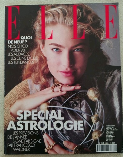 French magazine elle jan 1990 - french, jan.1990