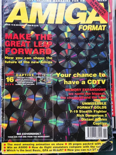 Amiga format magazine issue - magazine,