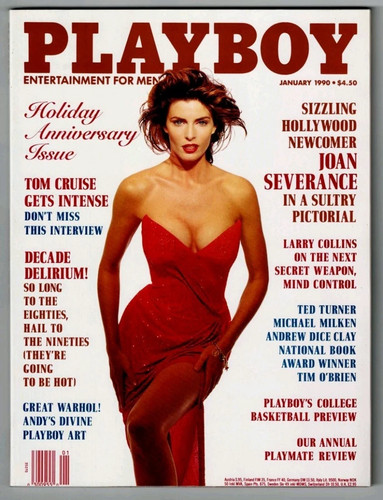 Playboy magazine january 1990 - magazine,
