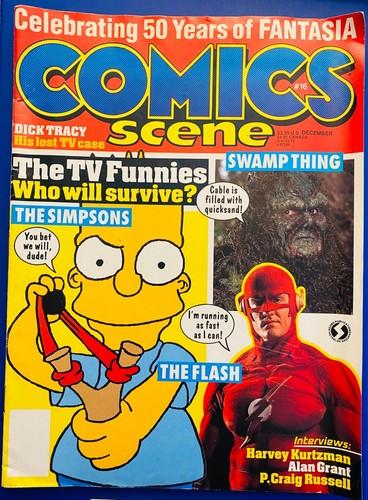 Comics scene magazine - magazine, 1990