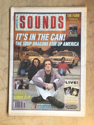 Soup dragons sounds magazine - dragons,