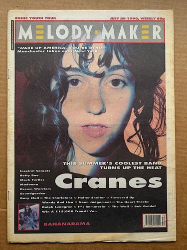 Cranes melody maker magazine - melody,