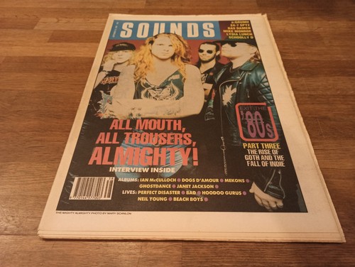 Sounds music magazine 1989 - uk,