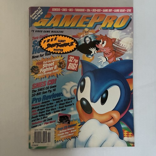 Gamepro magazine nov 1992 - magazine,