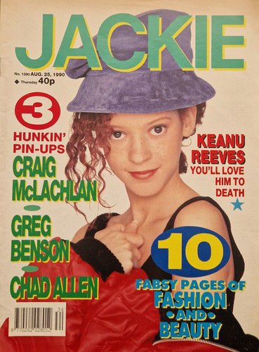 Jackie magazine august 1990 - magazine,