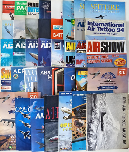Various airshow programmes - airshow,